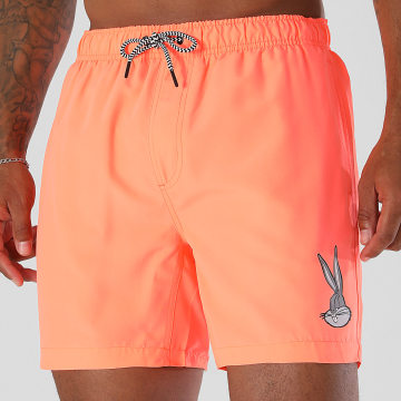 Looney Tunes - Zwemshort Bugs Bunny Oranje Fluor