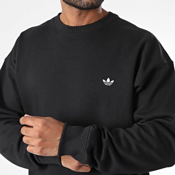 Adidas Originals - Sudadera crewneck loose fit Trefoil Essentials KS1437 Negro
