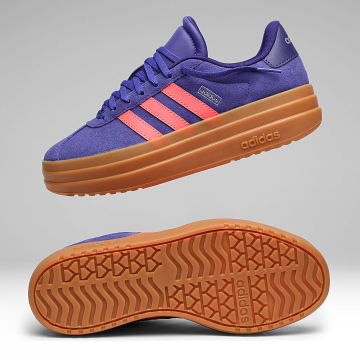 Adidas Sportswear - Sneakers Donna VL Court Bold J KJ9416 Pure Purple Solar Turbo Collagiate Purple