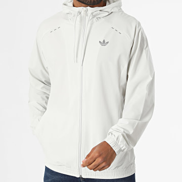 Adidas Originals - Veste Capuche Zippée Tech Essential KT2362 Beige Clair