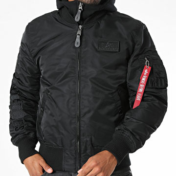 Alpha Industries - Hooded Bomber MA-1 Tec SE 133104 Black