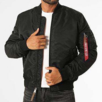 Alpha Industries - Jack Bomber Slim MA-1 VF 59 191118 Schwarz