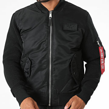 Alpha Industries - Bomber MA-1 Knit 268136 Schwarz