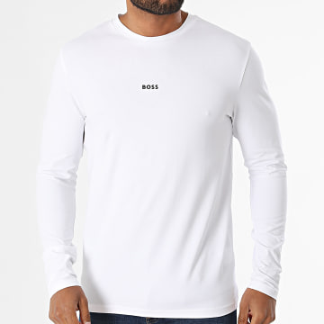 BOSS - Camiseta De Manga Larga Chark 50473286 Blanco