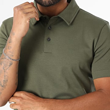 BOSS - Polo Manches Courtes Slim Palosh 30 50471335 Vert Kaki