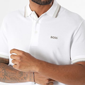 BOSS - Polo Manches Courtes Paddy 50469055 Blanc