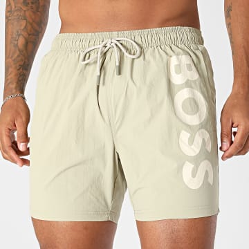 BOSS - Bañador Octopus 50514502 Beige Oscuro