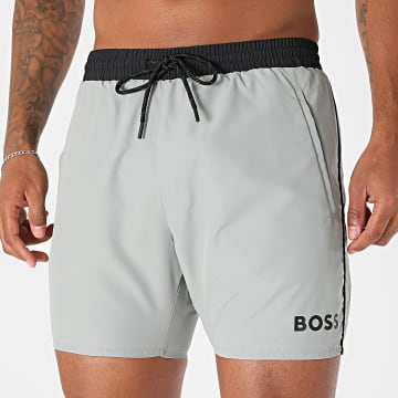 BOSS - Pantalón Corto De Baño Starfish 50514429 Gris Claro