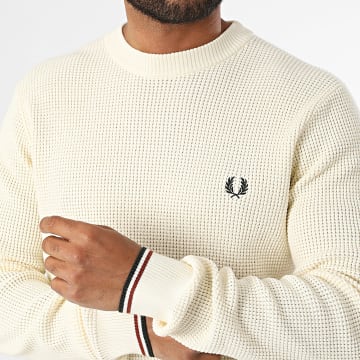 Fred Perry - Sweater K6507 Light Beige Black