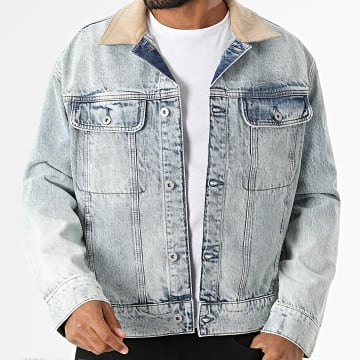 Hugo Blue - Veste En Jean Erlo 50563343 Bleu Clair
