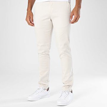 Jack And Jones - Pantalon Chino Slim Marco Bowie Beige Clair