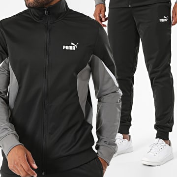 Puma - Ensemble De Survetement Essential Block 691767 Noir Gris