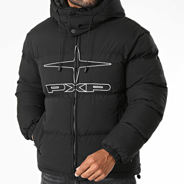PXP - Doudoune Capuche Zippée 2551002 Noir