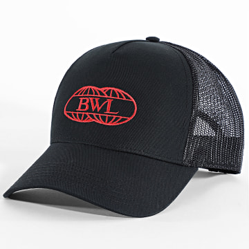 RDN x BWL - Casquette Trucker BWL Noir Rouge