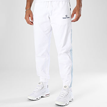 Sergio Tacchini - Pantalon Jogging Musa 41730 Blanc Bleu Clair