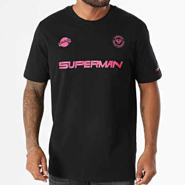 Superman - T-Shirt Oversize E-Sport Zwart Roze