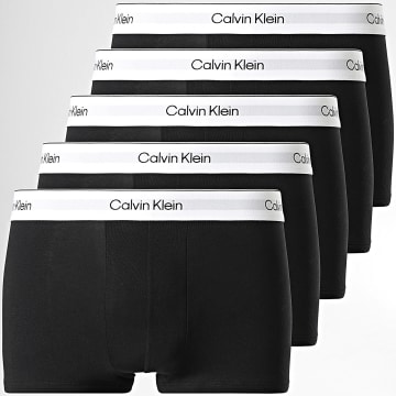 Calvin Klein - Lot De 5 Boxers NB4390 Noir Blanc