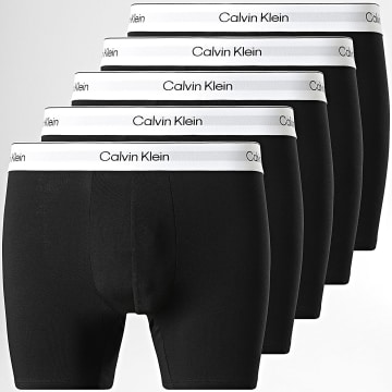 Calvin Klein - Lot De 5 Boxers NB4395 Noir Blanc
