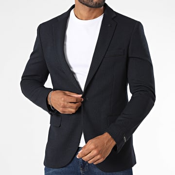 Mackten - Chaqueta Blazer 004 Azul Marino Negro