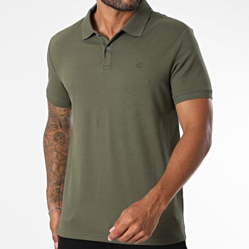 Calvin Klein - Polo Manches Courtes Refined Pique LC254 Vert Kaki