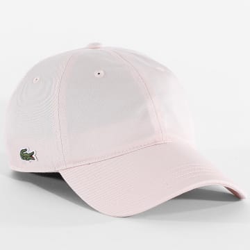 Lacoste - Kappe Side Ton-in-Ton gesticktes Krokodil Hellrosa
