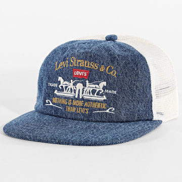 Levi's - Accessoire Trucker Pet 0080X Blauw Wit