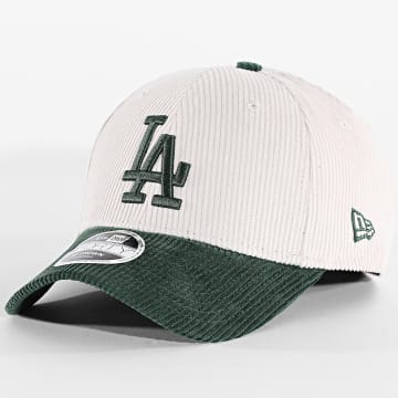 New Era - Pet Corduroy 9Forty LA Los Angeles Dodgers 60915968 Donker Beige Donkergroen