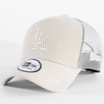 New Era - Trucker Cap Samtoptik Tonal Cord LA Los Angeles Dodgers 60915925 Beige
