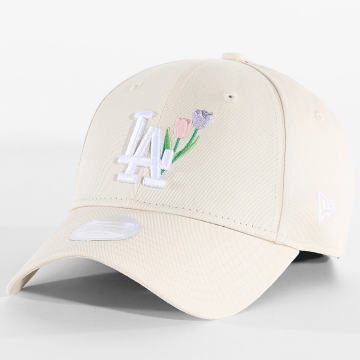 New Era - Casquette Donna 9Forty LA Dodgers 60915923 Beige Floreale