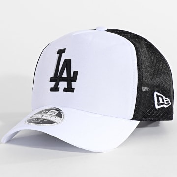 New Era - Cappellino 9Forty Apex LA Los Angeles Dodgers 60915835 Bianco Nero