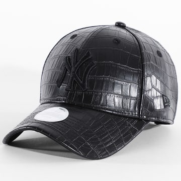 New Era - Cappellino Donna Similpelle 9Forty NY Yankees 60915860 Nero