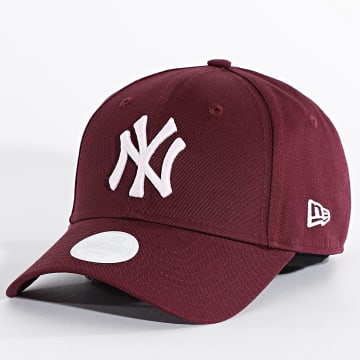 New Era - Cappellino Donna Metallic 9Forty NY New York Yankees 60915782 Bordeaux