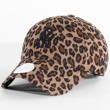 New Era - Cappellino Donna 9Forty NY New York Yankees 60915775 Beige Marrone Leopardo