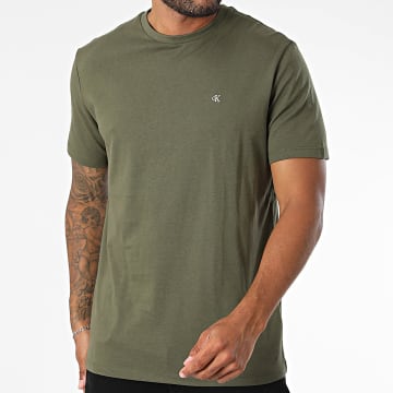 Calvin Klein - Tee Shirt 254G Vert Kaki