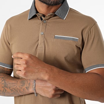 Deeluxe - Polo Korte Mouwen Eagle 06V2103M Camel