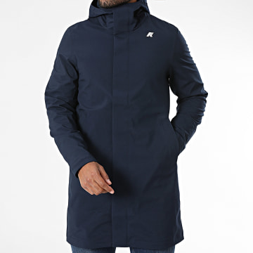 K-Way - Parka Cappuccio Thomas Bonded K7126WW Blu Navy