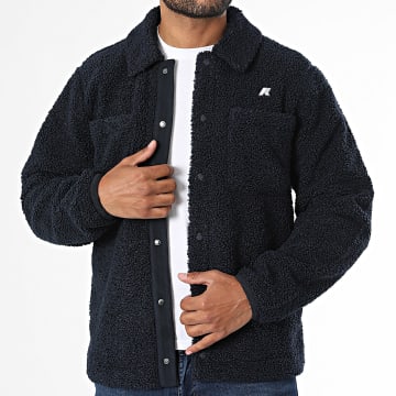 K-Way - Veste Polaire Cameron Sherpa K61322W Bleu Marine