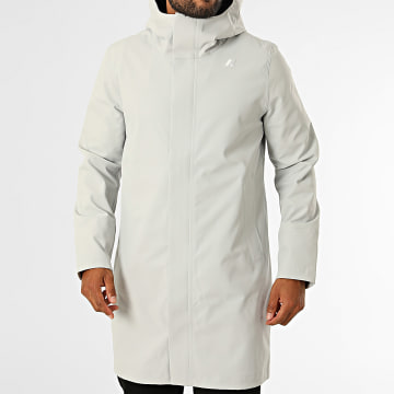 K-Way - Parka Capuche Thomas Bonded K7126WW Gris Clair