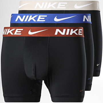Nike - Pack van 3 Boxers Essential Micro KE1157 Zwart Beige Bruin Koningsblauw