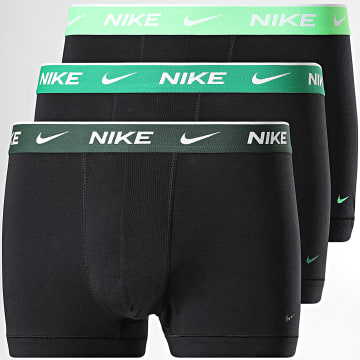 Nike - Pack van 3 Boxers Essential Cotton Stretch KE1284 Zwart Groen