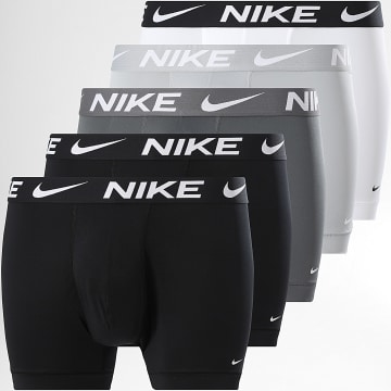Nike - Pack van 5 Boxers Dri-Fit KE1319 Zwart Wit Grijs