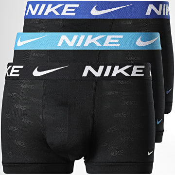 Nike - Pack van 3 Dri-Fit Elite Breathe KE1224 boxers zwart lichtblauw koningsblauw