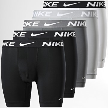 Nike - Pack van 5 Boxers Dri-Fit KE1320 Zwart Grijs Wit