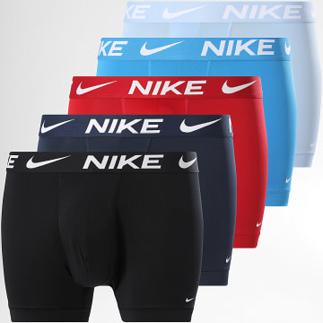 Nike - Pack van 5 Boxers Dri-Fit KE1319 Zwart Rood Blauw