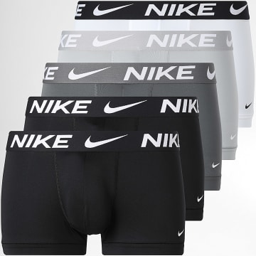 Nike - Pack van 5 Boxers Dri-Fit KE1318 Zwart Wit Grijs
