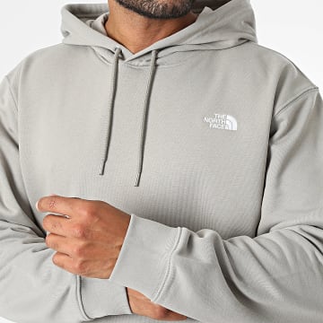 The North Face - Sweatshirt Hoodie Relaxed Fit Essenital Terry A8FX9 Grau