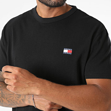 Tommy Jeans - Tee Shirt Regular Badge 0322 Noir