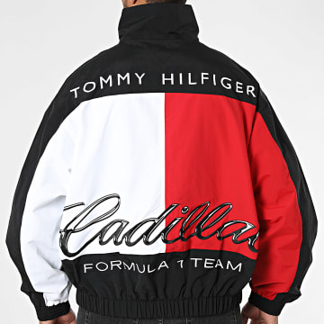 Tommy Hilfiger - Giacca Zippata Cadillac F1 Team Graphic Flag 0113 Nero