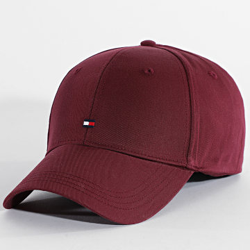 Tommy Hilfiger - Casquette Flag Cotton 6 Panel 3008 Bordeaux