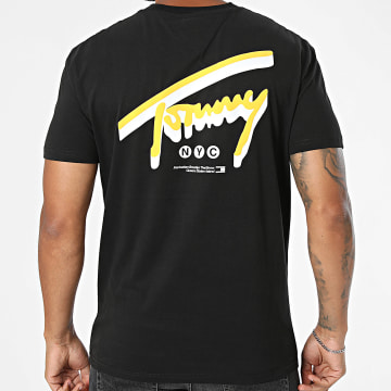 Tommy Jeans - Tee Shirt Regular Signature Backprint 3542 Noir